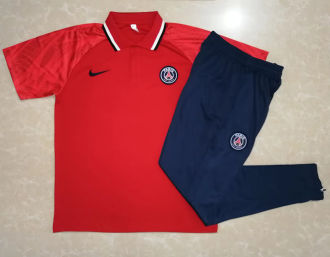 2022 PSG Red POLO Training Tracksuit （C909）