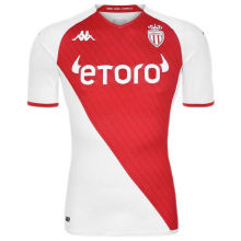 2022/23 Monaco 1:1 Home Red White Fans Soccer Jersey