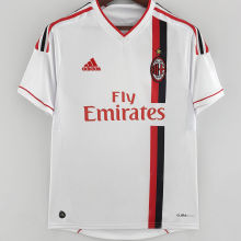 2011-2012 AC Milan Away White Retro Soccer Jersey