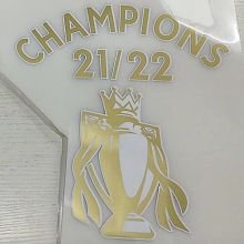 CHAMPIONS 21/22 Premier League Gold Cup 21/22 金奖杯 (You can buy it alone OR tell us which jersey to print it on. )