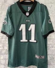 Men's Philadelphia Eagles BROWN # 11 Green NFL Jersey  老鹰