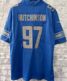 Men's Detroit Lions HUTCHINSON # 97 Orange NFL Jersey 雄狮