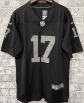 Men's Las Vegas Raiders ADAMS # 17 Black NFL Jersey  突击者