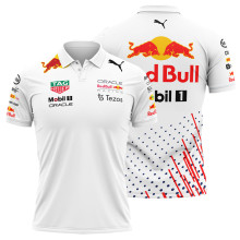 2022 Red Bull Racing White F1 Team POLO T-Shirt