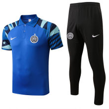 2022 In Milan Royal Blue POLO Training Tracksuit （C908）