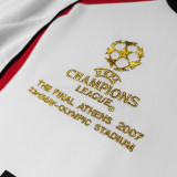 2006/07 AC Milan Away White Retro Long Sleeve Soccer Jersey