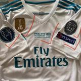 2017/18 RM Home UCL FINAL KYIV 2018 Retro Fans Jersey (Have All Patch 全臂章有胸前字)
