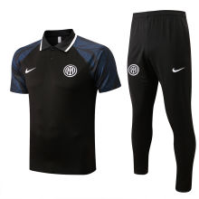 2022 In Milan Black POLO Training Tracksuit （C904）
