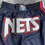 Nets Navy Blue Four Bags  NBA Pants