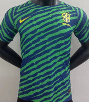 2022 Brazil Green Player Soccer Jersey