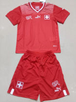 2022/23 Switzerland Home Red Kids Jersey