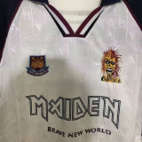 1999 West Ham X Iron Maiden White Retro Jersey (Number 7)