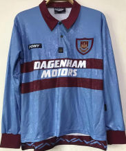 1995/97 West Ham Away Retro Long Sleeve  Jersey