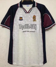 1999 West Ham X Iron Maiden White Retro Jersey (Number 7)