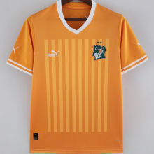 2022/23 Ivory Coast Home Orange Fans Soccer Jersey