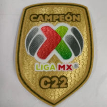 CAMPEON LIGA MX C22 Patch 墨西哥C22章  (You can buy it alone OR tell us which jersey to print it on. )