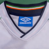 2002 Ireland Away White Retro Soccer Jersey