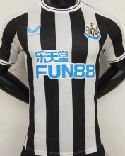 2022/23 Newcastle Home Black White Player Version Soccer Jersey