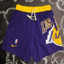2022/23 Lakers Purple NBA Cotton Pants