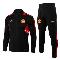 2022/23 M Utd Black Jacket Tracksuit ( A547)