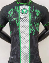 2022/23 Nigeria Black Green Player Jersey