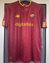 2022/23 Roma 1:1 Quality Home Red Fans Soccer Jersey