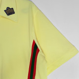 1976/79 Wales Away Yellow Retro Soccer Jersey