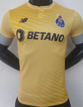 2022/23 Porto Away Yellow Player Version Soccer Jersey