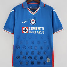 2022/23 Cruz Azul Home Blue Fans Soccer Jersey