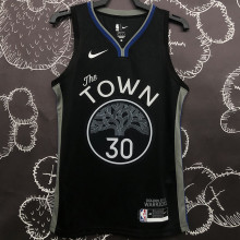 Warriors CURRY #30 Black Grey NBA Jerseys