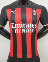 2022/23 AC Milan Home Player Version Soccer Jersey