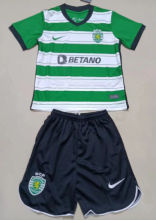 2022/23 Sporting CP Lisbon Home Kids Soccer Jersey 里斯本