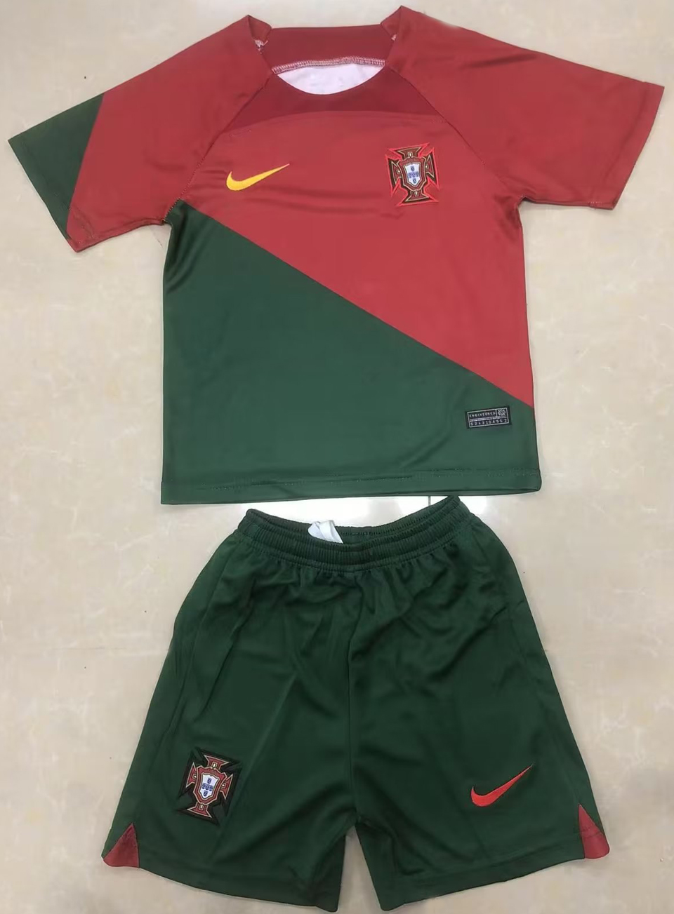 2022/23 Portugal Home Kids Jersey