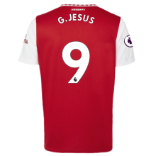 G.JESUS #9 ARS 1:1 Quality Home Red Fans Jersey 2022/23(League Font)