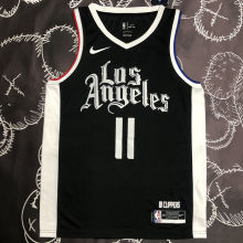 2022/23 Clippers WALL#11 Black 75 Years NBA Jerseys 75周年 （拉丁文）