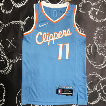 2022/23 Clippers WALL #11 Blue City Edition75 Years NBA Jerseys 75周年
