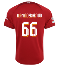 ALEXANDER-ARNOLD #66 LFC 1:1 Home Fans Jersey 2022/23 (UCL Font 欧冠字体)