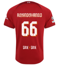 ALEXANDER-ARNOLD #66 LFC 1:1 Home Fans Jersey 2022/23  (Have SIDE by SIDE UCL Font 欧冠字体)