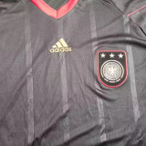 2010 Germany Away Black Retro Soccer Jersey