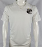 1970 Santos Home White Retro Soccer Jersey