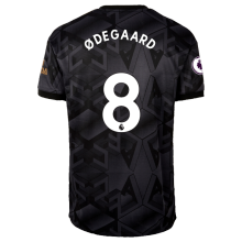 ØDEGAARD #8 ARS 1:1 Black Fans Jersey 2022/23 (League Font)