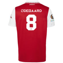 ØDEGAARD #8 ARS 1:1 Home Red Fans Jersey 2022/23 (Cup Fonts杯赛字体)