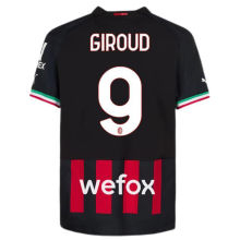 GIROUD #9 AC Milan 1:1 Home Fans Jersey 2022/23