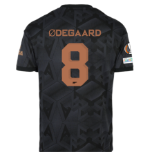 ØDEGAARD #8 ARS 1:1 Black Fans Jersey 2022/23 (Cup Fonts杯赛字体)