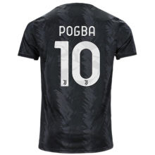 POGBA #10 JUV 1:1 Away Black Fans Jersey 2022/23