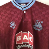 1989/90 West Ham Home Retro Soccer Jersey