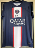 2022/23 PSG 1:1 Quality Home Blue Fans Soccer Jersey