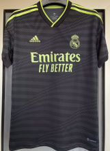 2022/23 RM 1:1 Quality Third Black Fans Soccer Jersey