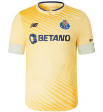 2022/23 Porto Away Yellow Fans Soccer Jersey