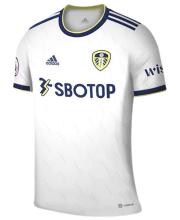 2022/23 Leeds United Home White Fans Soccer Jersey
